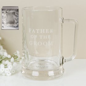 Amore Glass Tankard - Father of the Groom