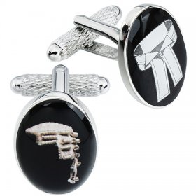 Cufflinks - Barrister's Wig & Collar