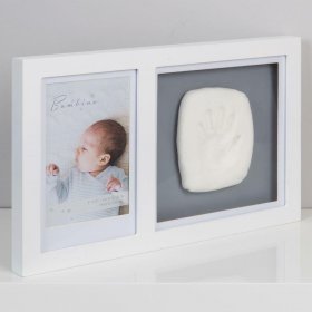 Bambino White Photo Frame & Clay Print Kit