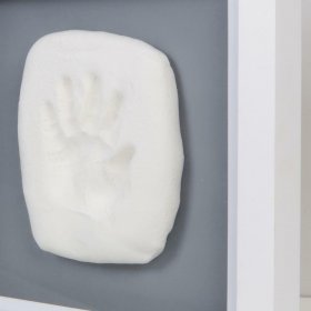 Bambino White Photo Frame & Clay Print Kit