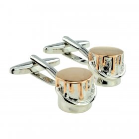 Cufflinks - Paint Pots Two Tone