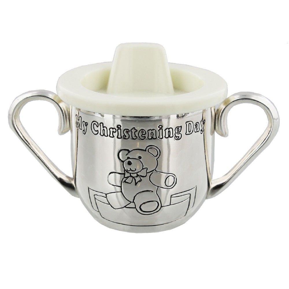 Silver Plated Engravable My Christening Cup Gift Shop Online Ireland