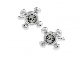 Cufflinks - Hot Cold Taps