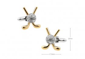 Cufflinks - Golf Club and Ball