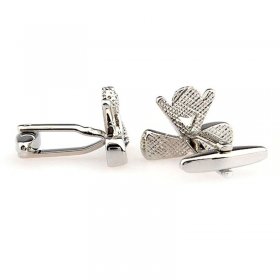 Cufflinks - Golf Clubs and Ball