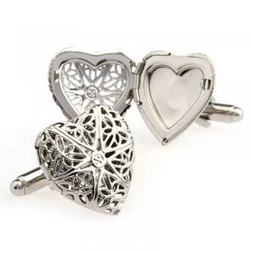 Cufflinks - Heart Locket