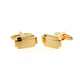 Cufflinks - Gold Rectangles