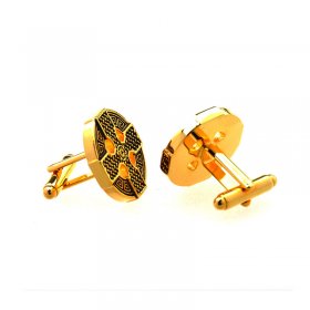 Cufflinks - Celtic Cross Gold