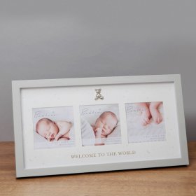 Bambino Welcome to the World Triple Photo Frame 4