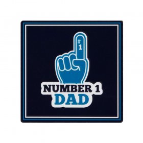 Number 1 Dad Pint Glass & Coaster Set