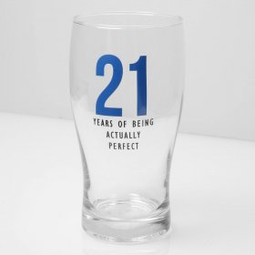 Oh Happy Day! Birthday Pint Glass - 21