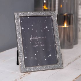  Silver Glitter Epoxy Inlay Photo Frame - 5