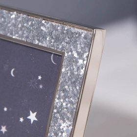  Silver Glitter Epoxy Inlay Photo Frame - 5