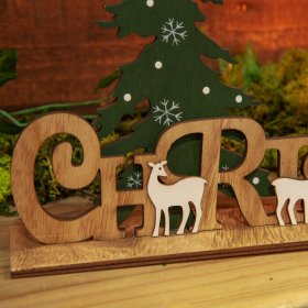  Wooden CHRISTMAS Mantel Plaque