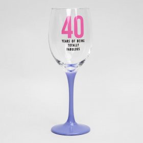 Oh Happy Day! Wine Glass - 40
