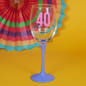 Oh Happy Day! Wine Glass - 40