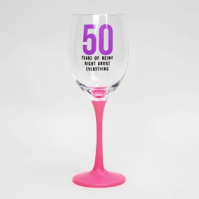 Oh Happy Day! Wine Glass - 50