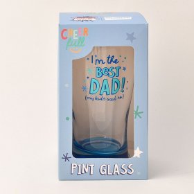 Cheerfull Pint Glass - Best Dad