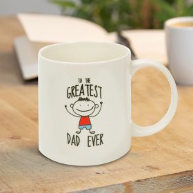 To The Greatest Dad Ever Stoneware Mug