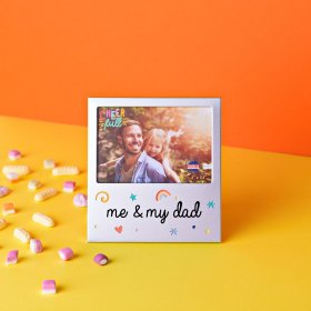 Cheerful Aluminium Photo Frame - Me & My Dad