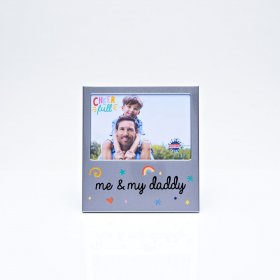 Cheerful Aluminium Photo Frame - Me & My Daddy