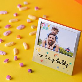 Cheerful Aluminium Photo Frame - Me & My Daddy