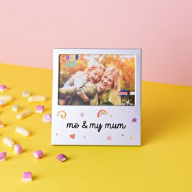 Cheerful Aluminium Photo Frame - Me & My Mum