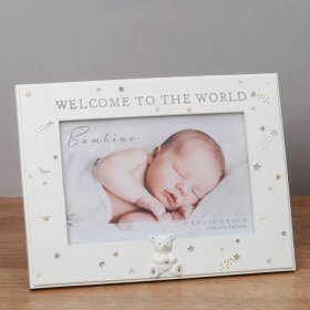 Bambino Resin Welcome to the World Photo Frame - 6