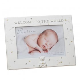 Bambino Resin Welcome to the World Photo Frame - 6