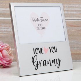 Aluminium Photo Frame - Love You Granny