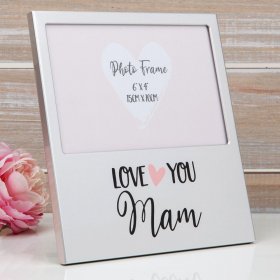 Aluminium Photo Frame - Love You Mam