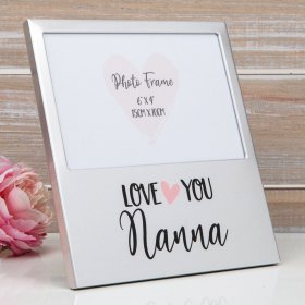 Aluminium Photo Frame - Love You Nanna