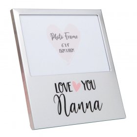 Aluminium Photo Frame - Love You Nanna