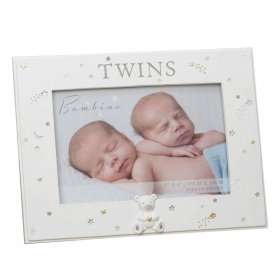 Bambino Resin Twins Photo Frame 6
