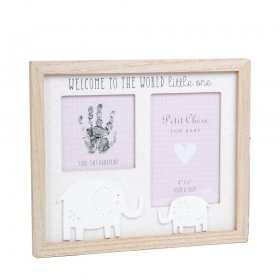 Petit Cheri Hand Print & Photo Frame - Pink