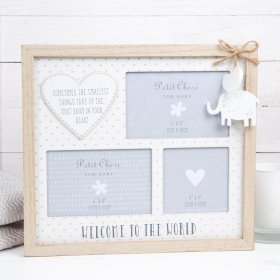 Petit Cheri Multi Aperture Photo Frame - Welcome