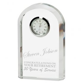 Eternity Crystal Clock 13cm