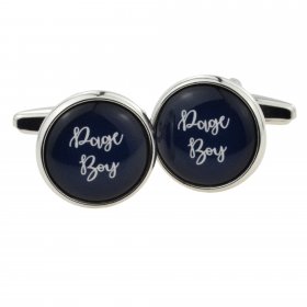 Cufflinks - Navy Blue Page Boy