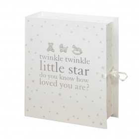 Bambino Keepsake Box With Drawers - Twinkle Twinkle