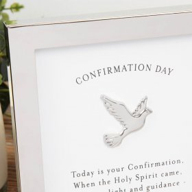 Faith & Hope Silverplated Confirmation Day Frame 4