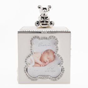 Bambino Silver Plated Photo Frame Box