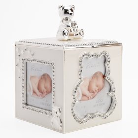 Bambino Silver Plated Photo Frame Box