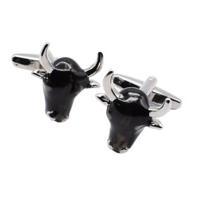 Cufflinks - Black Bulls Head