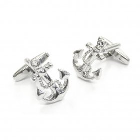 Cufflinks - Anchor and Chain