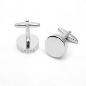 Cufflinks - Laser Edged Usher Wedding