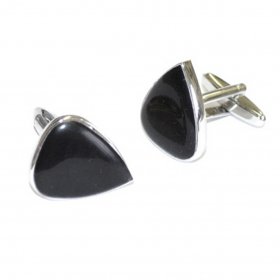 Cufflinks - Black Plectrum