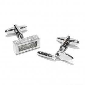 Cufflinks - Bricklayers Trowel and Brick Rhodium Plated