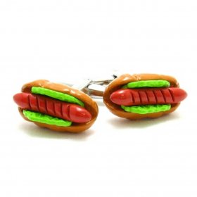 Cufflinks - Hot Dog